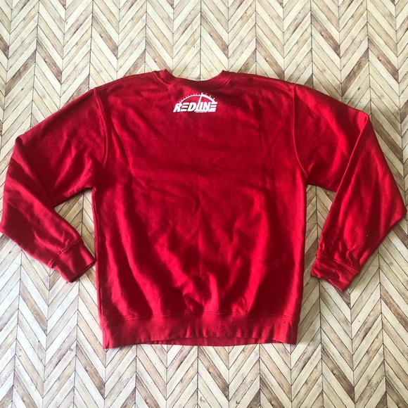 Redline Motorsport Apparel Christmas/Holiday Sweater, Red. Vroom Vroom Size Med - Picture 3 of 6